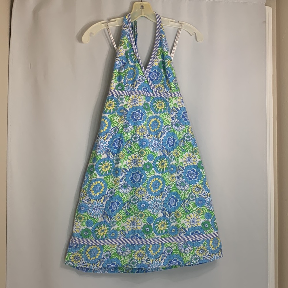 LILLY PULITZER HIDDEN ZEBRA HALTER DRESS 2